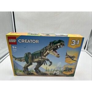 New! LEGO Creator 3-in-1 T. rex Set 31151 Triceratops, Pterodactyl Dinosaurs